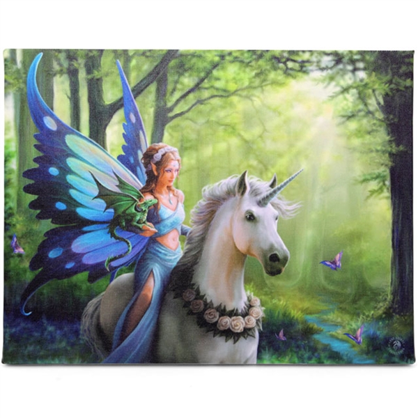 Realm of Enchantment Canvas Art Print by Anne Stokes