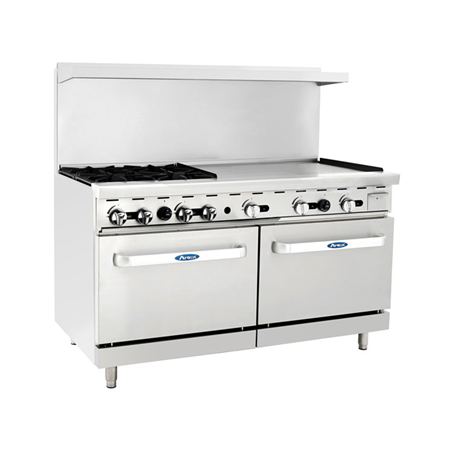 AGR-4B36GR 60â€³ Combination Gas Range by Atosa - made available by Celebrate Festival Inc