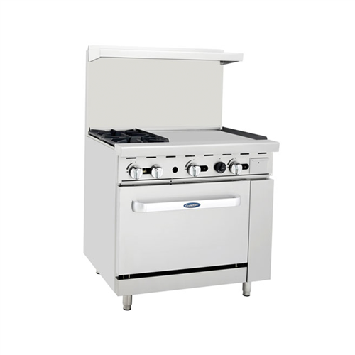 Stainless Steel 36" Gas Ranges with Griddles by ATOSA - made available by Celebrate Festival Inc
