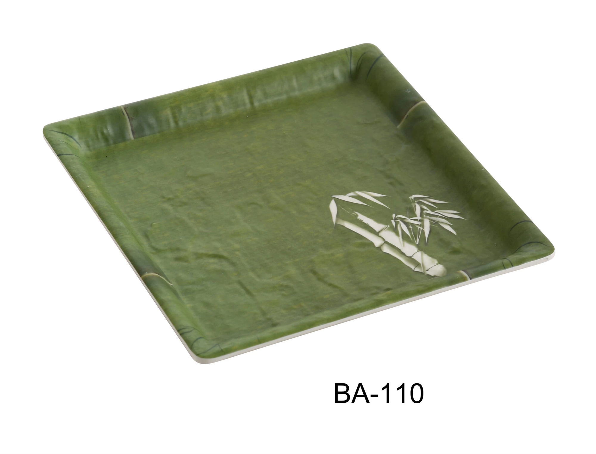 Yanco BA-110 Bamboo Style 10" Square Plate