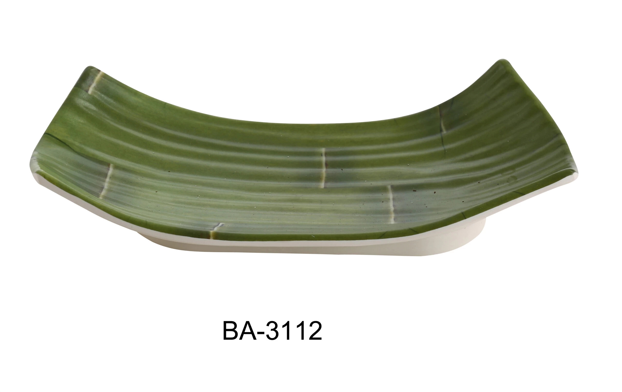 Yanco BA-3112 Bamboo Style 11.5â€³ X 4.75â€³ Deep Plate