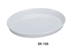 Yanco BK-108 Oval Deep Plate - made available by Celebrate Festival Inc