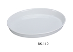 Yanco BK-110 Oval Deep Plate - made available by Celebrate Festival Inc