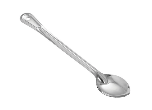 Heavy-Duty Basting Spoon (15H), Stainless Steel, 1.5mm - 15" by Winco