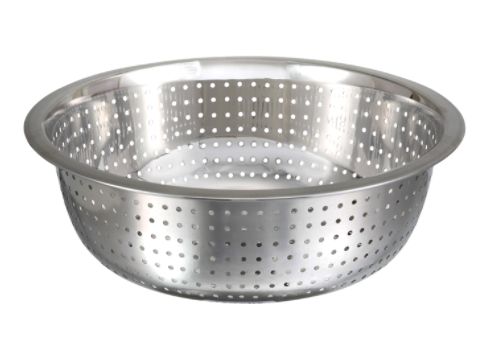 Winco CCOD-11S / 11" Chinese Colander, Stainless Steel