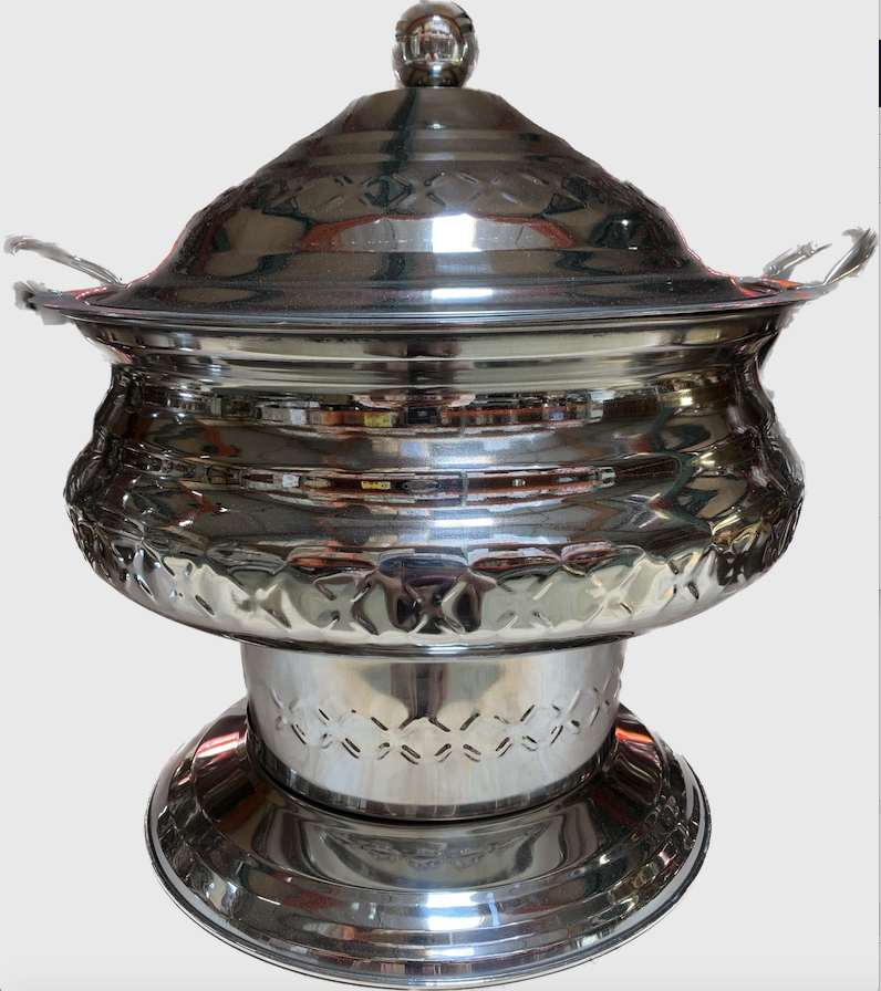 Stainless Steel Mirror Bell Chafing Dish 8ltrs- By Celebrate Festival Inc