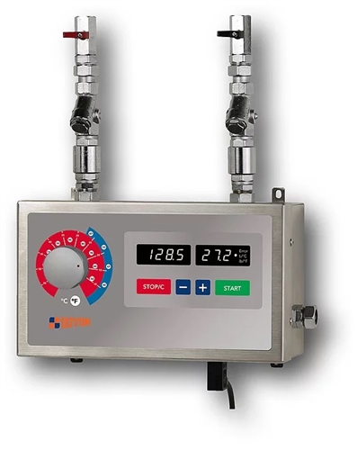 Digital Water Meter with Hot and Cold Water Inlets by Doyon/NU-VU - made available by Celebrate Festival Inc