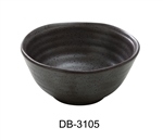 Yanco DB-3105 Diamond Black 4.5" Miso Soup Bowl - by Celebrate Festival Inc