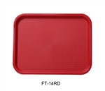 Yanco FT-14RD Serving Trays Fast Food Tray Red - by Celebrate Festival Inc