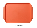 Yanco FT-803OR Serving Trays Fast Food Tray with Handle Orange - by Celebrate Festival Inc