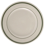 Yanco GB-16 Green Band 10.5" Dinner Plate - by Celebrate Festival Inc