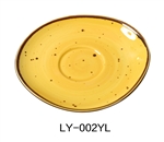 Yanco LY-002YL Lyon Yellow Collection 6.5" Saucer for LY-001YL - by Celebrate Festival Inc