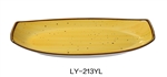 Yanco LY-213YL Lyon Yellow Collection 13" Rectangular Plate - by Celebrate Festival Inc