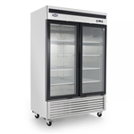 MCF8703GR â€“ Bottom Mount (2) Two Glass Door Freezer by Atosa - made available by Celebrate Festival Inc
