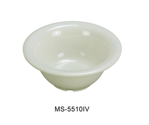 Yanco MS-5510IV Mile Stone Soup Bowl, 10 OZ Capacity, 2.25" Height, 5.5" Diameter, Melamine, Ivory - by Celebrate Festival Inc