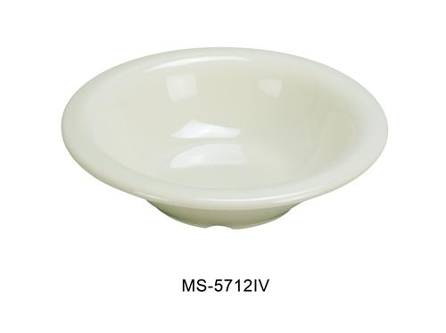 Yanco MS-5712IV Mile Stone Soup Bowl, 12 OZ Capacity, 1.75" Height, 7.25" Diameter, Melamine, Ivory - by Celebrate Festival Inc