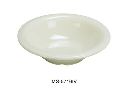 Yanco MS-5716IV Mile Stone Soup Bowl, 16 OZ Capacity, 1.75" Height, 7.5" Diameter, Melamine, Ivory - by Celebrate Festival Inc