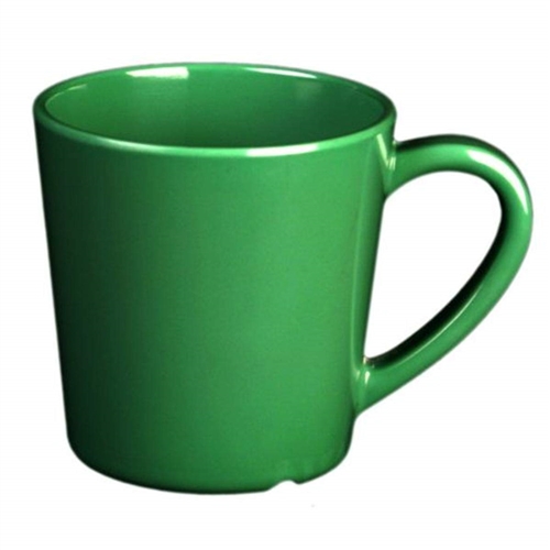 Yanco MS-9018GR Mile Stone Coffee/Tea Mug/Cup, 7 OZ Capacity, 3" Height, 3" Diameter, Melamine, Green - by Celebrate Festival Inc