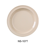 Yanco NS-107T Nessico Round Dessert Plate, 7.25" Diameter, Melamine, Tan Color - by Celebrate Festival Inc
