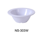 Yanco NS-303W Nessico Fruit Bowl, 4 OZ, Melamine, White Color - by Celebrate Festival Inc