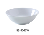Yanco NS-5060W Nessico Rimless Bowl, 22 OZ, Melamine, White Color - by Celebrate Festival Inc