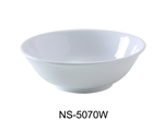 Yanco NS-5070W Nessico Rimless Bowl, 36 OZ, Melamine, White Color - by Celebrate Festival Inc