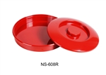 Yanco NS-608R Nessico Tortilla Server with Lid, Melamine, Red Color - by Celebrate Festival Inc