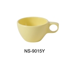Yanco NS-9015Y Short Coffee/Tea Cup, 7 OZ, Melamine, Yellow Color - by Celebrate Festival Inc