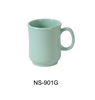 Yanco NS-901G Nessico Bulbous Mug, 8 OZ, Melamine, Green Color - by Celebrate Festival Inc