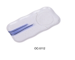 Yanco OC-5112 Ocean 12" Compartment Plate Matching OC-5105 - by Celebrate Festival Inc