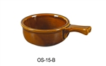 Yanco OS-15-B New Onion Soup Crock with Handle - by Celebrate Festival Inc