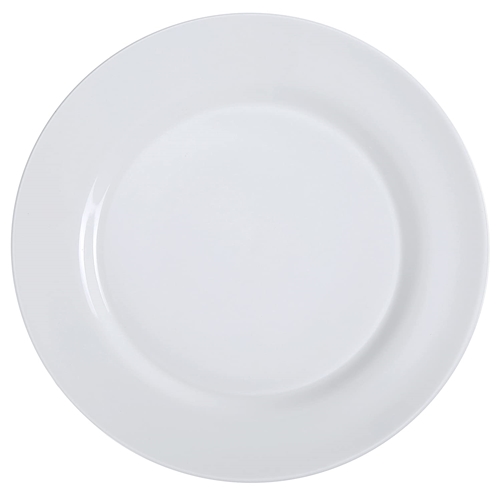 Yanco PS-22 Piscataway-2 Round Plate, 8.25" Diameter, Porcelain, Bone White, Pack of 36 - by Celebrate Festival Inc