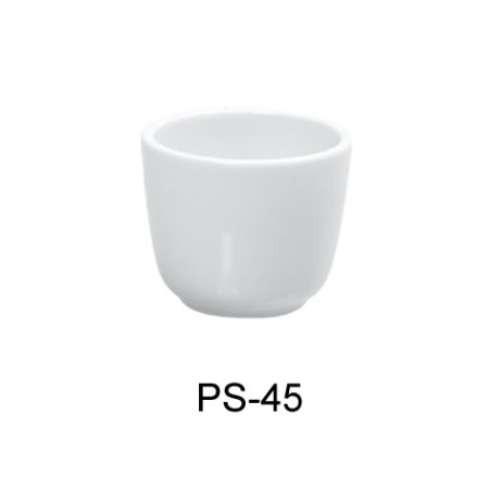 Yanco PS-45 Piscataway-2 Chinese Tea Cup, 6 Oz, 3" Diameter, Porcelain, Bone White, Pack of 36 - by Celebrate Festival Inc