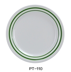 Yanco PT-110 Pine Tree Round Dinner Plate, Melamine - by Celebrate Festival Inc