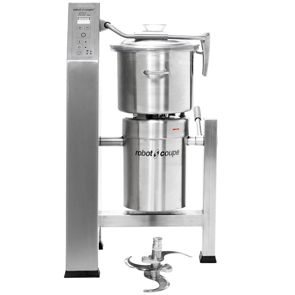 Robot Coupe R30T 2-Speed 31 Qt. Vertical Cutter Mixer Food Processor - 240V, 3 Phase, 7 hp