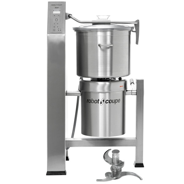 Robot Coupe R60T 2-Speed 63 Qt. Vertical Cutter Mixer Food Processor - 240V, 3 Phase, 16 hp