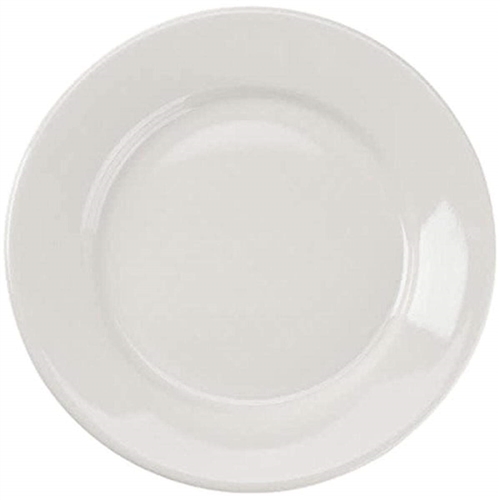 Yanco RE-16 Recovery Plate, 10.5" Diameter, China, American White Color, Pack of 12 - by Celebrate Festiva Inc
