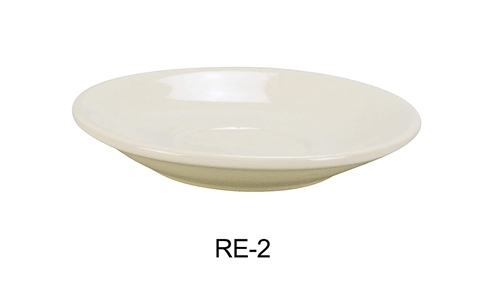 Yanco RE-2 Recovery Saucer, 6.125" Diameter, China, American White, Pack of 36 - by Celebrate Festival Inc