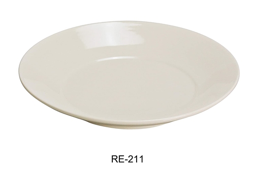 Yanco RE-211 Recovery Salad Plate, 11.5" Diameter, 2" H, China, American White, Pack of 12 - by Celebrate Festival Inc