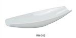 Yanco RM-312 Rome Boat Plate, Melamine, White Color - by Celebrate Festival Inc