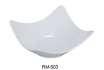 Yanco RM-503 Rome Square Bowl, 6 OZ Capacity, Melamine, White Color - by Celebrate Festival Inc
