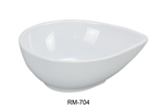 Yanco RM-704 Rome Water Drop Shape Dish, 4 OZ, Melamine, White Color by Celebrate Festival Inc