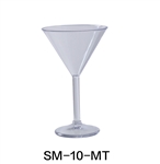 Yanco SM-10-MT Stemware Martini Glass, 10 OZ, Plastic, Clear Color - by Celebrate Festival Inc