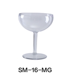 Yanco SM-16-MG Stemware Margarita Glass, Plastic, Clear Color - by Celebrate Festival Inc