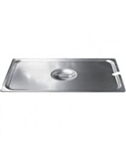 Stainless Steel Steam Pan Cover, 1/4 Size, Slotted by Winco