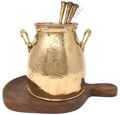 Table Top Copper Tandoor  - by Celebrate Festival Inc