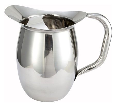Stainless Steel Bell Pitcher w/Ice Catcher - 3 Qt - By Celebrate Festival Inc