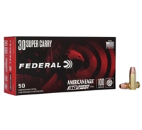 .30 SUPER CARRY / 100 GR AMERICAN EAGLE FMJ / 50 RDS / FEDERAL **NO LIMITS**