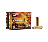 .357 MAG / 158 GR FUSIONÂ® SOFT POINT / 20 RDS / FEDERAL **NO LIMITS**