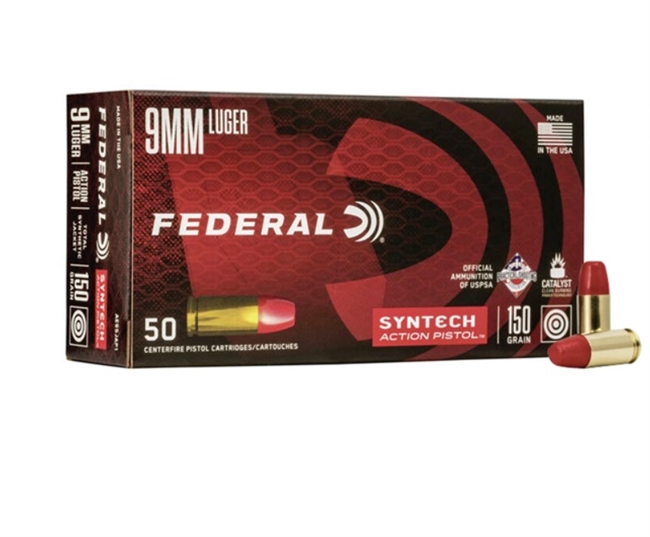 Federal 9mm 150 grain Syntech